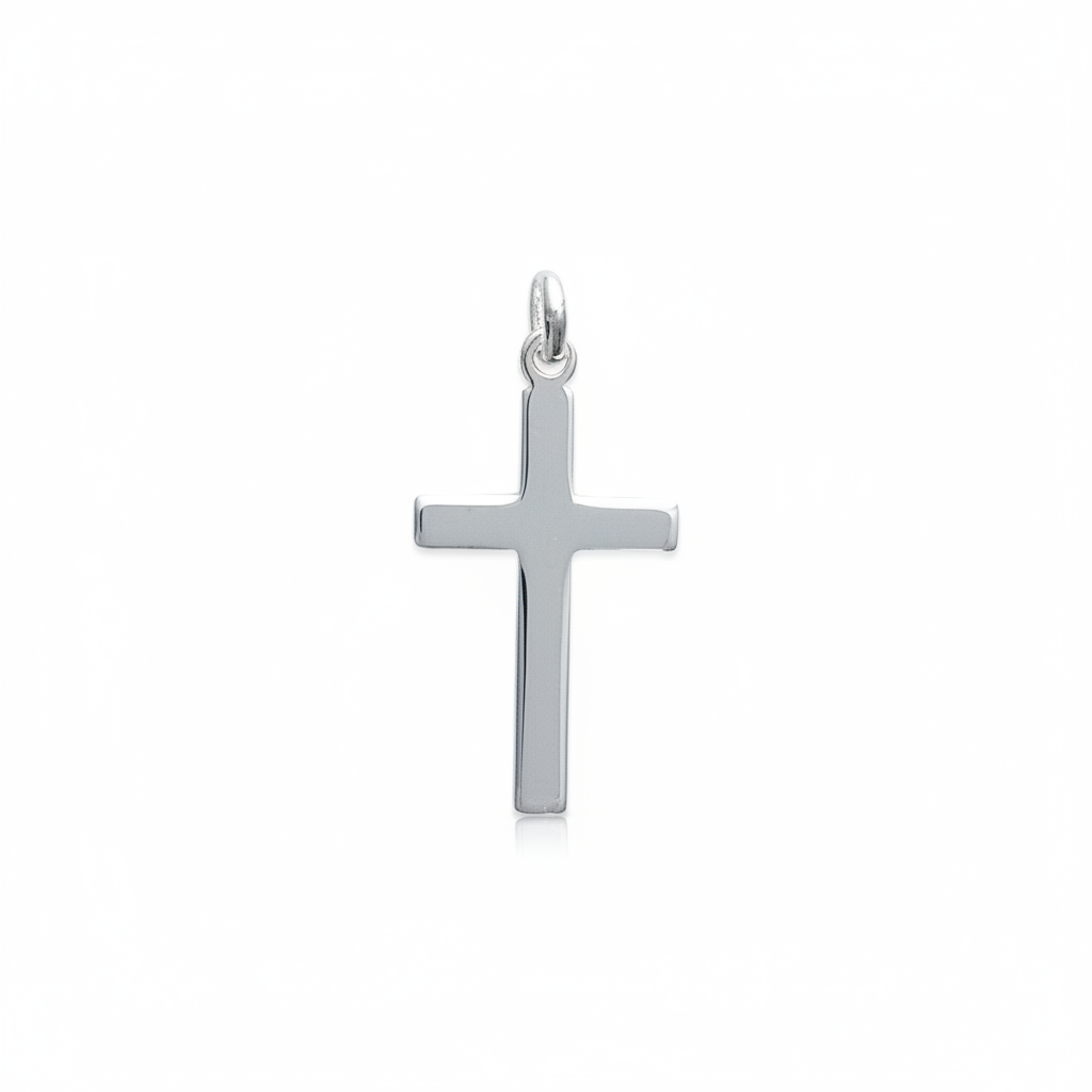 Pendentif Argent Croix Chrétienne
