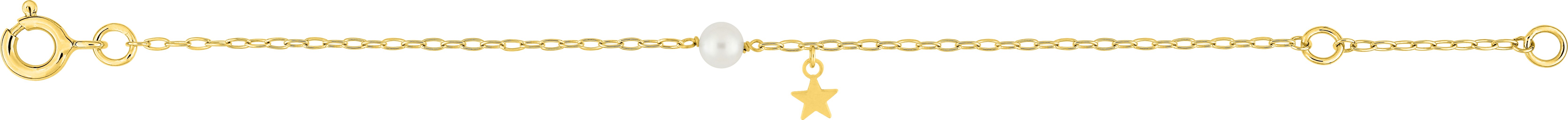 Bracelet Or Perles de culture Papillon