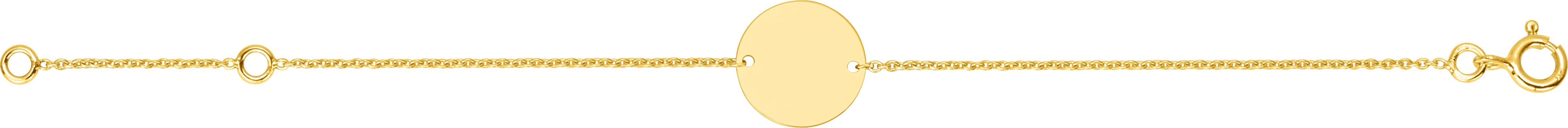 Gourmette Or 18k forçat