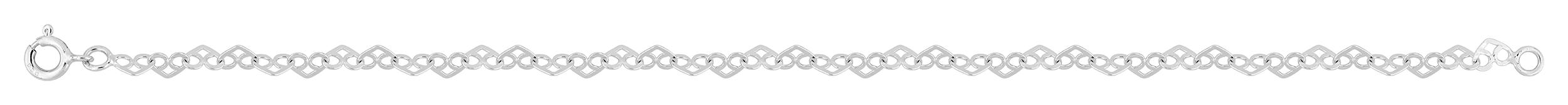 Bracelet Argent Rhodié