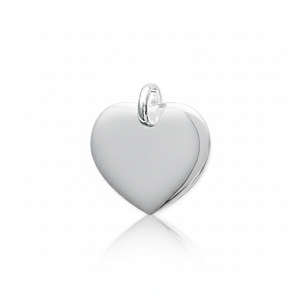 Pendentif Argent Coeur Coeurs