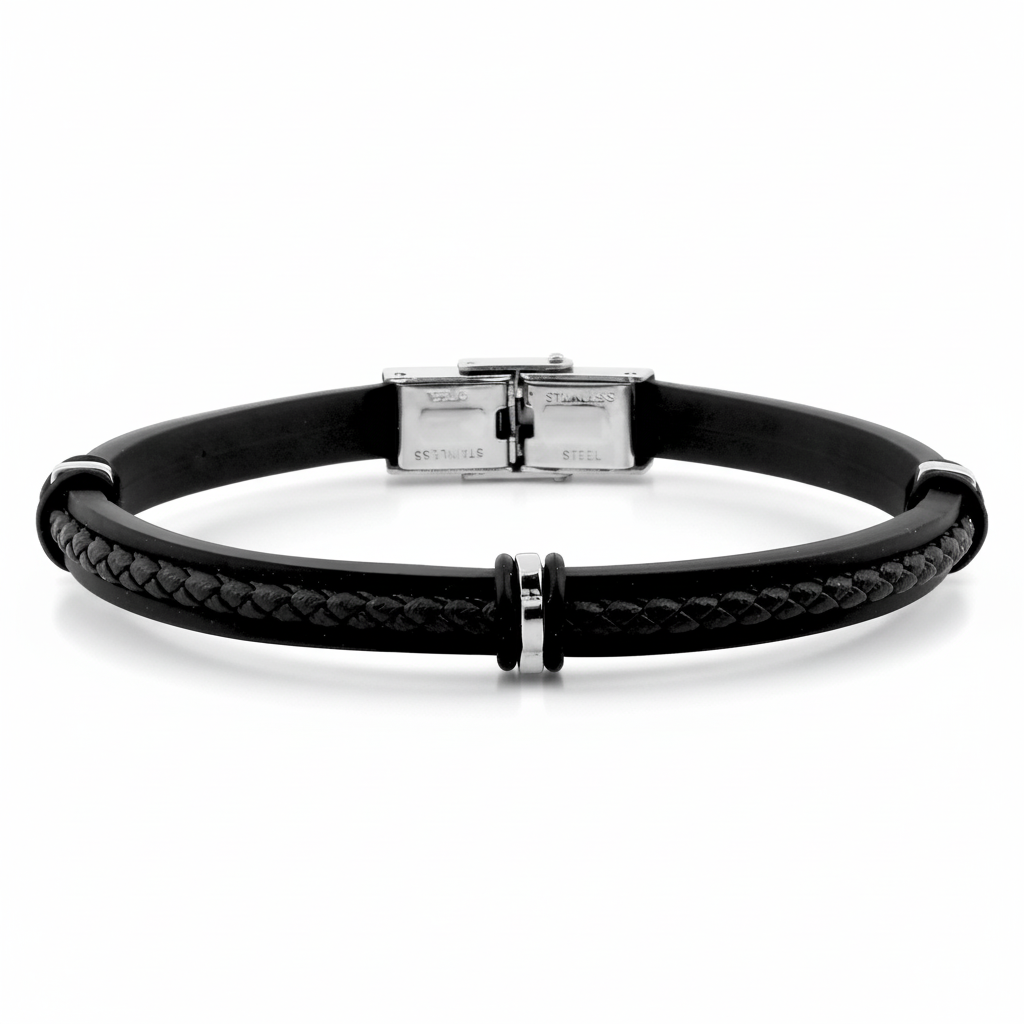 Bracelet Homme Acier Longueur 20cm - Bracelet