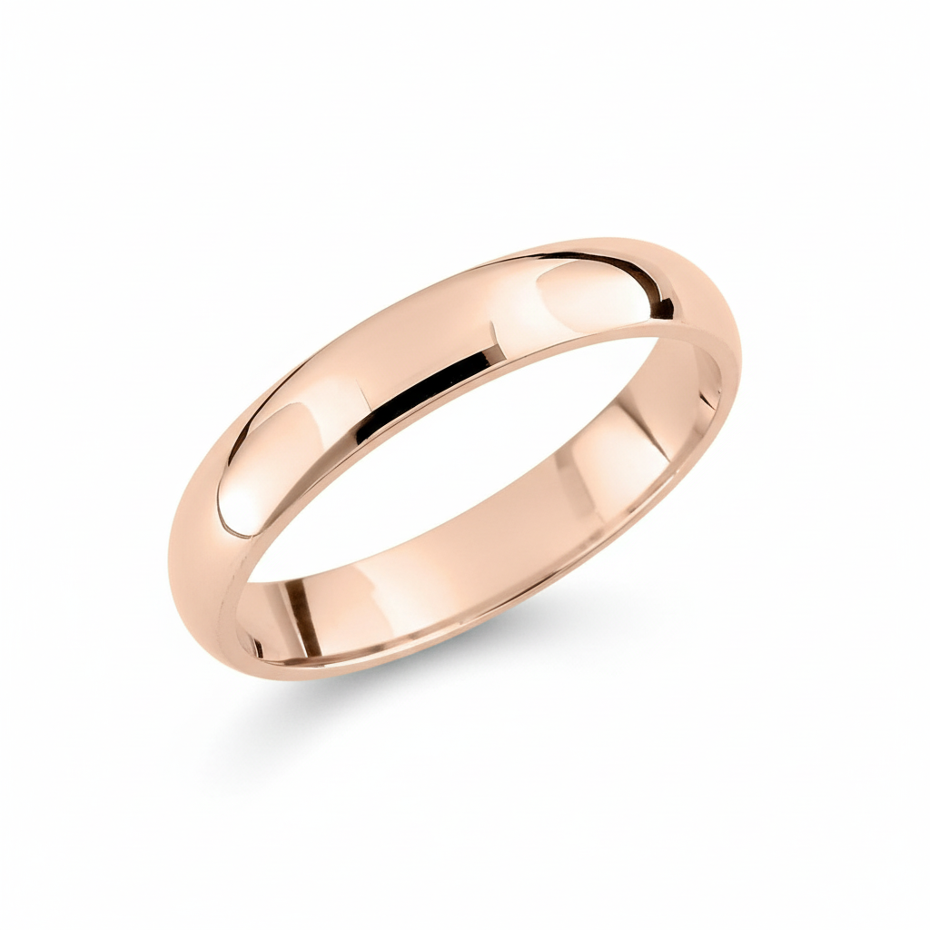 Alliance Or Rose 18k Largeur 3.5mm