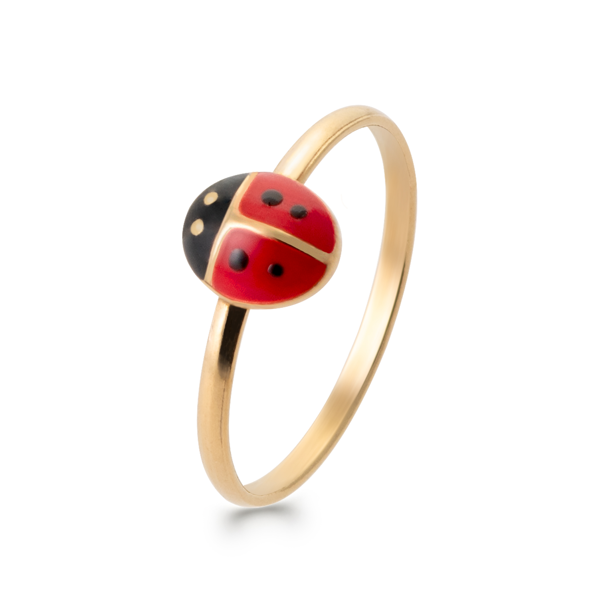Bague Enfant Plaqué Or Coccinelle