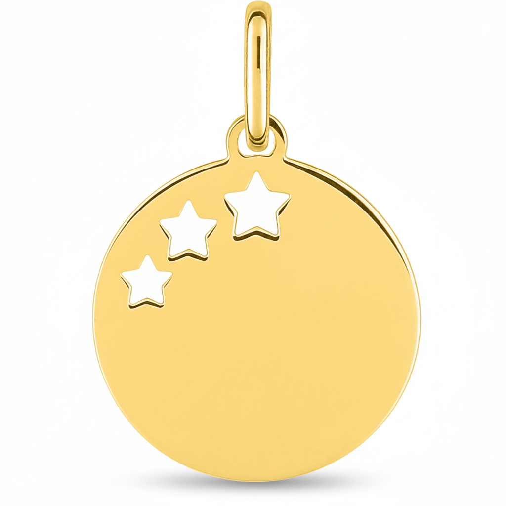 Pendentif Or 18k Étoile