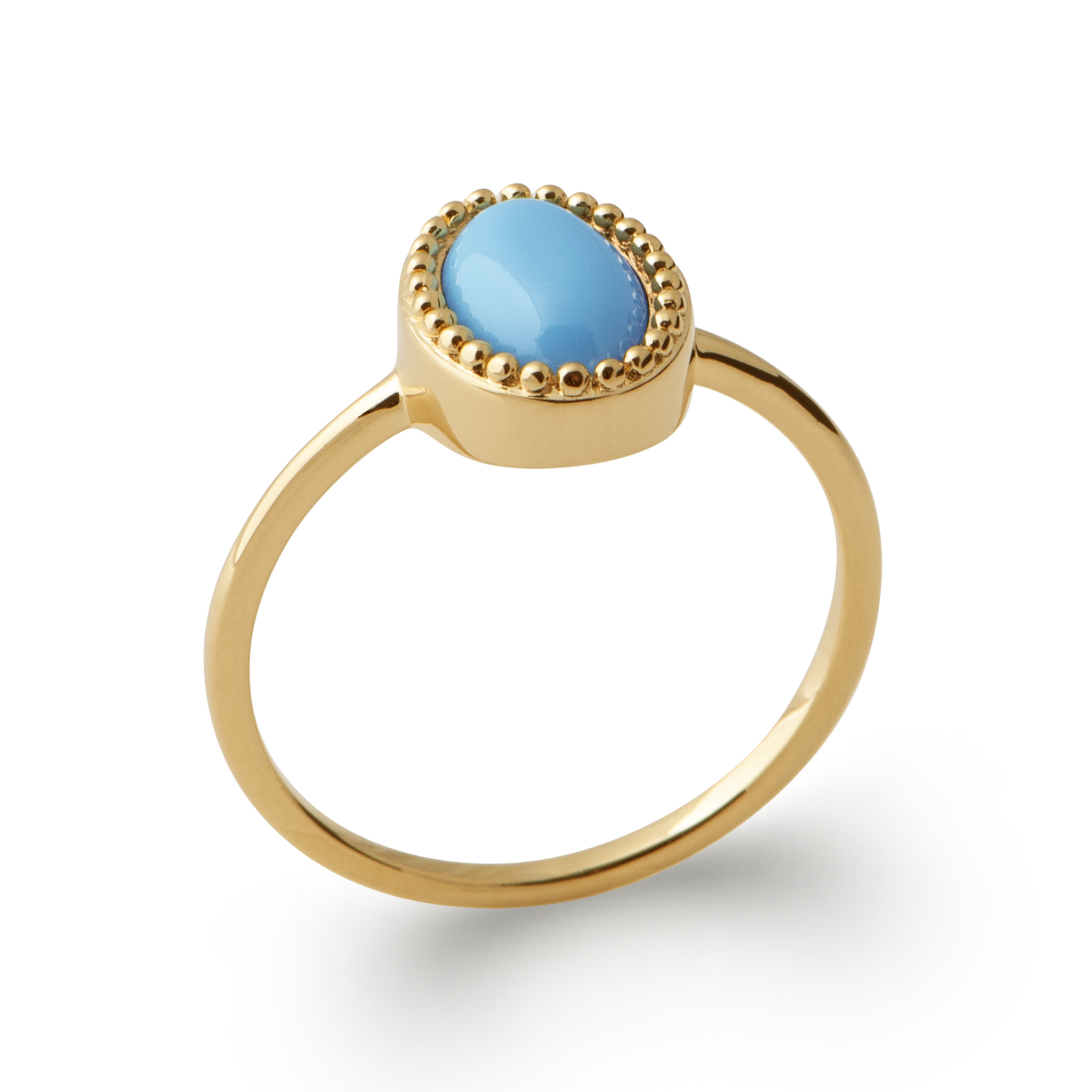 Bague Plaqué Or Stacking Couleurs