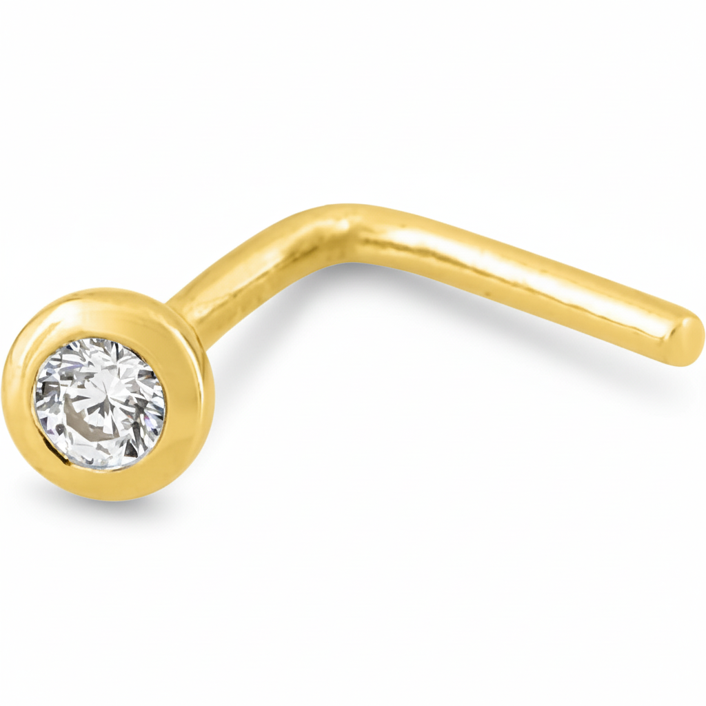 Piercing Nez Or Zirconium - Piercing
