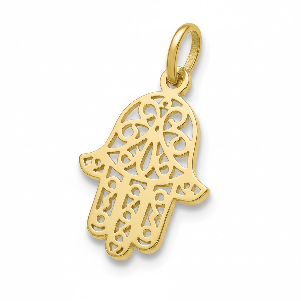 Pendentif Or 18k Main de Fatma