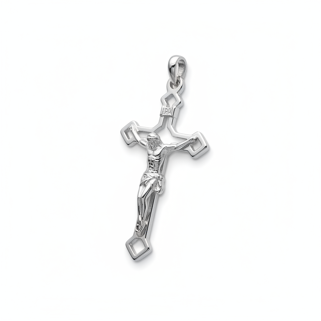 Pendentif Argent Croix Chrétienne