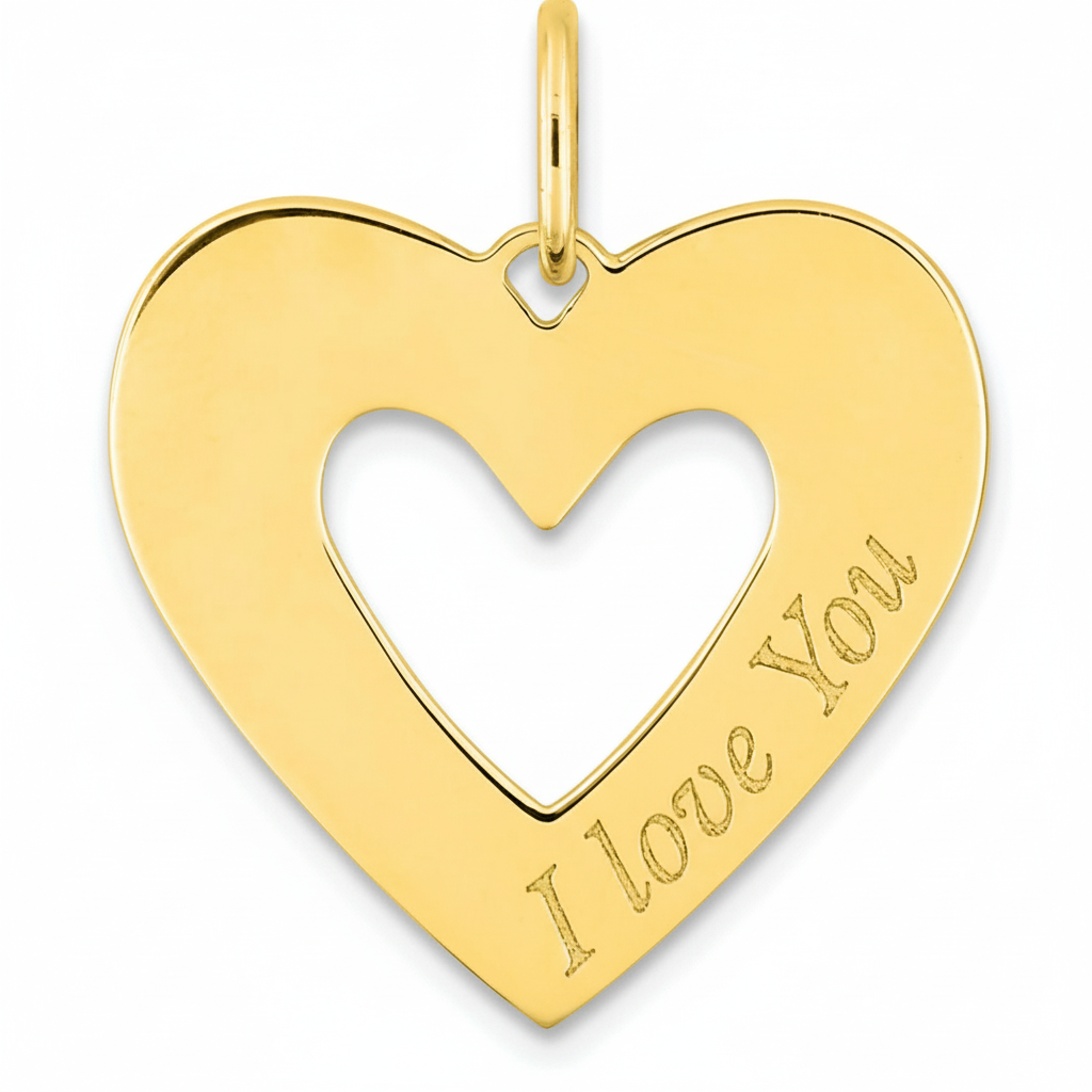 Pendentif Or Coeur