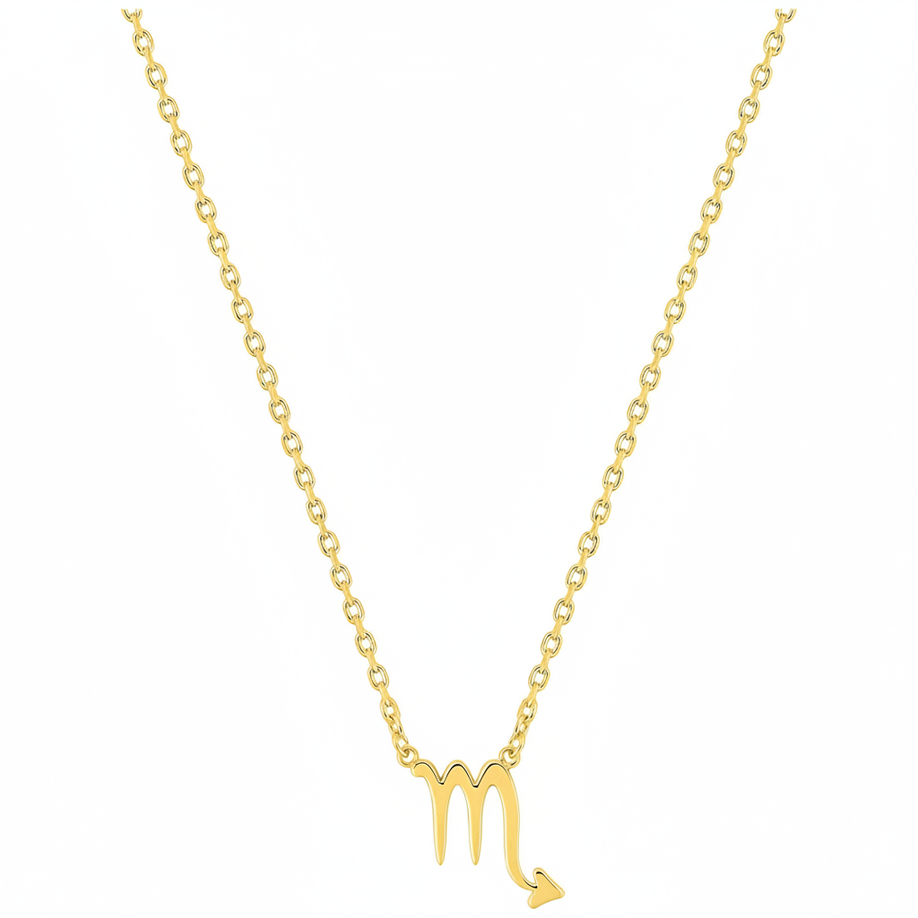 Collier Plaqué Or Scorpion